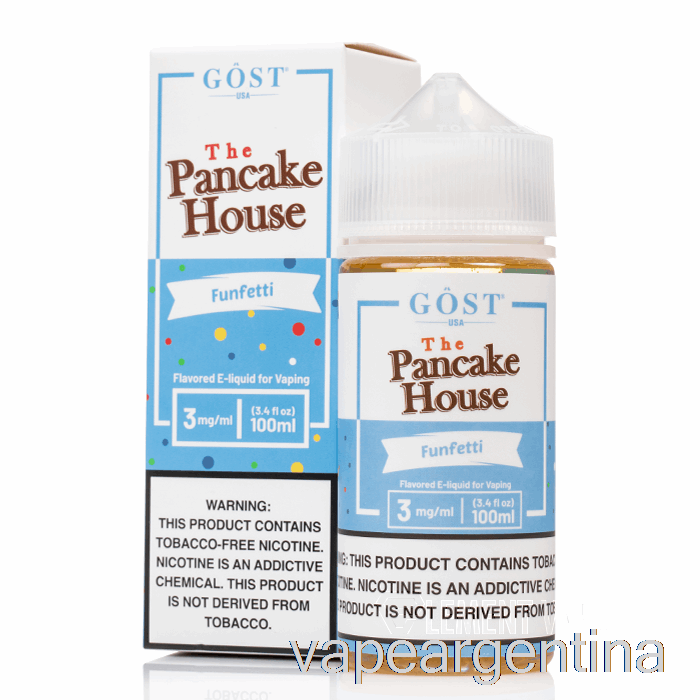 Funfetti - The Pancake House - Gost Vapor - 100ml 0mg Vape Argentina
